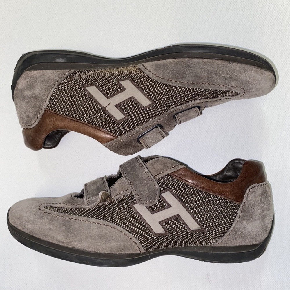 B-Hogan, 5/37, leather double velcro sneaker